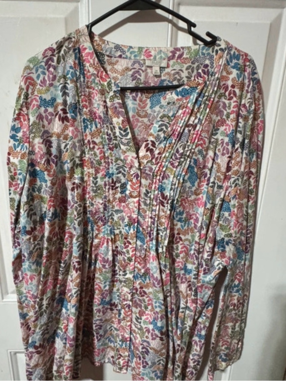 Talbots 3X long sleeve blouse Fall